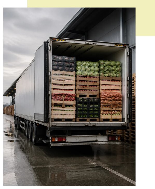 Перевозка плодоовощной продукции в Химки по цене от 5184 р. | Агросервис-Хмк