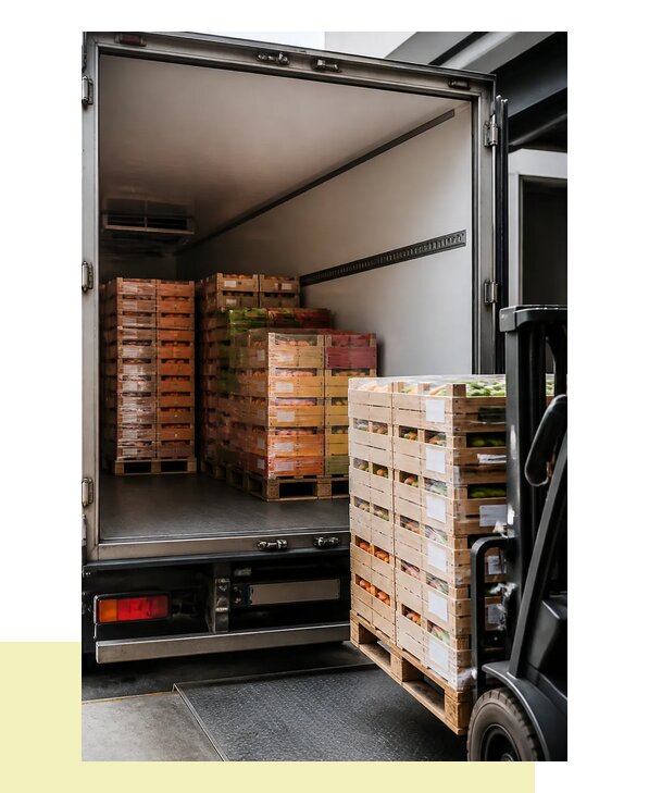 Перевозка сельхозпродукции на паллетах с доставкой в Химки